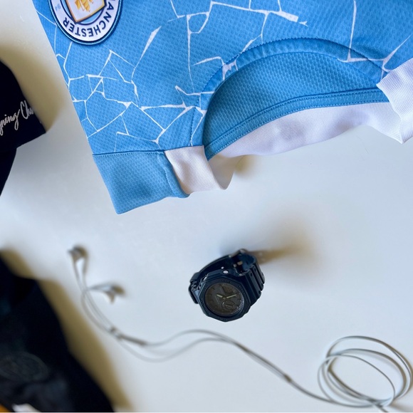 Rare 2020/21 Manchester City Sergio Agüero Long Sleeve Home Jersey - Picture 9 of 10